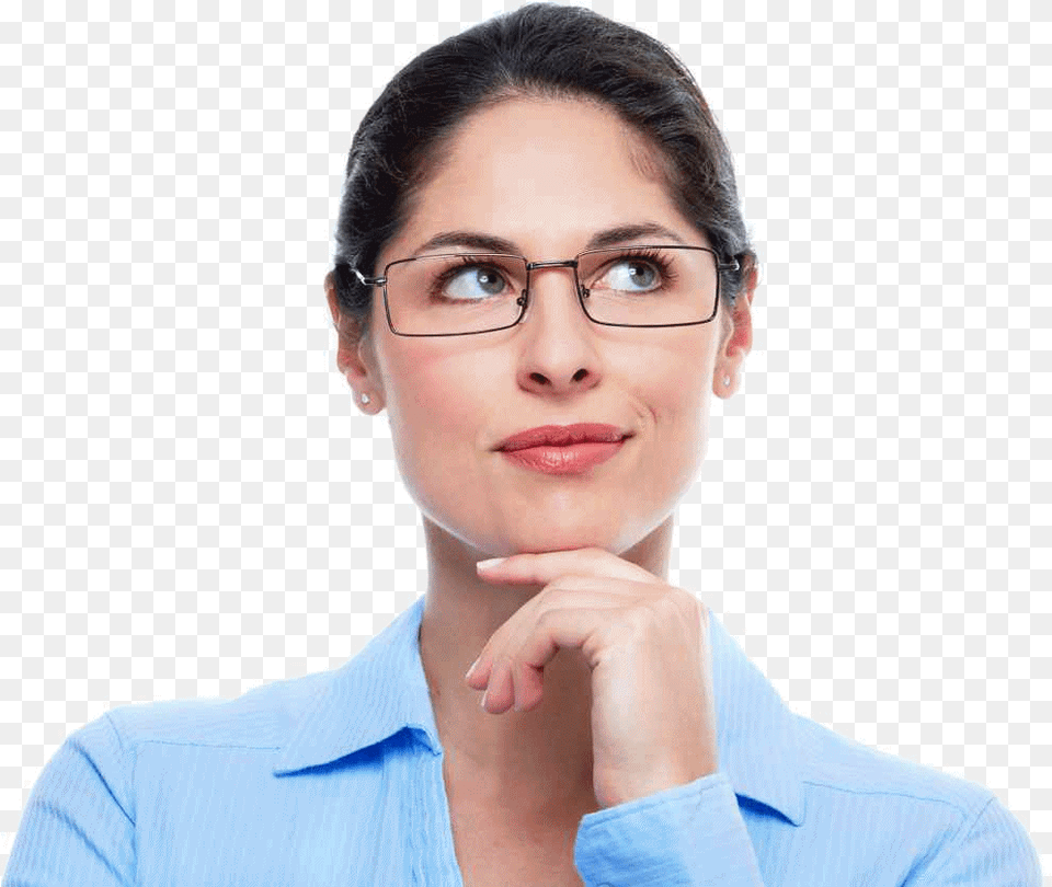 Think Woman, Portrait, Photography, Person, Head Png Image