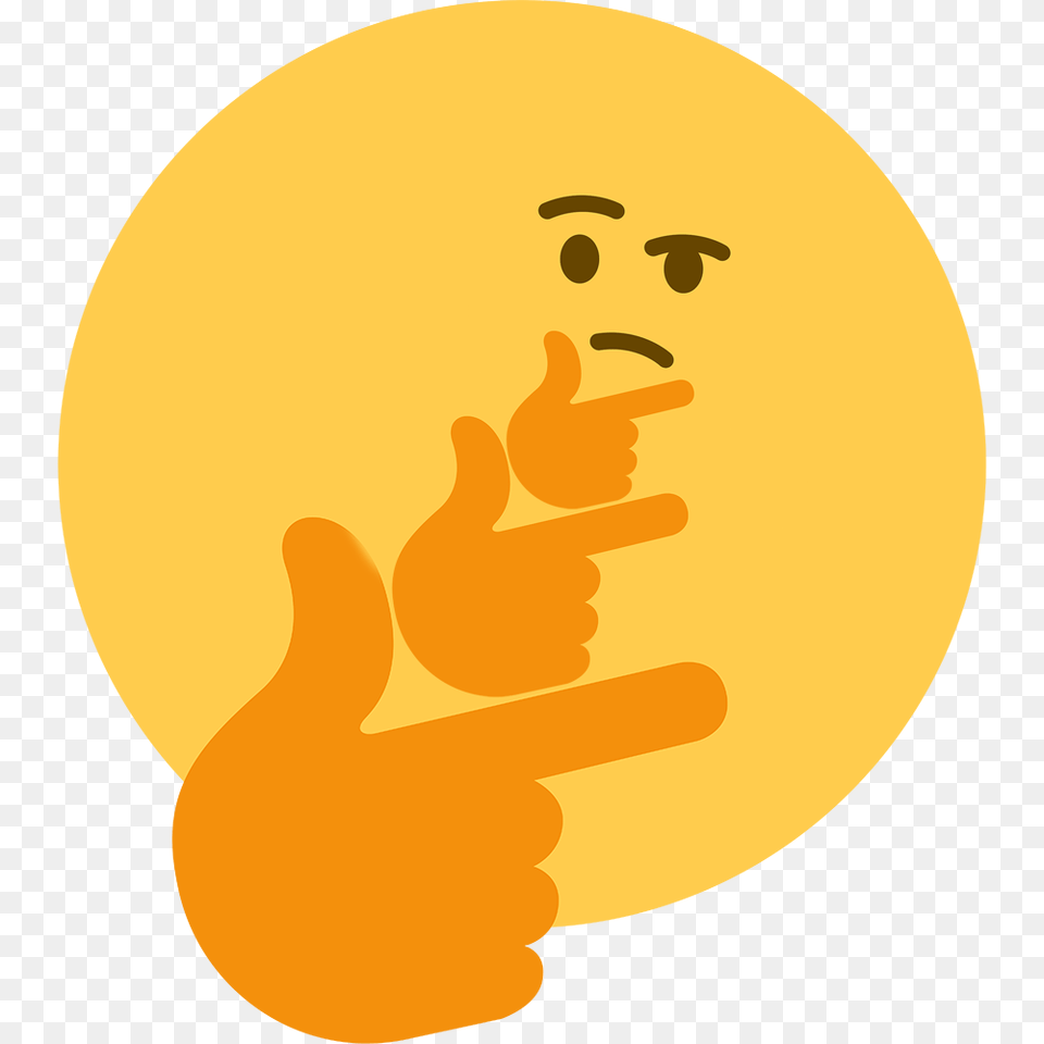 Thinkception Thinking Face Emoji Know Your Meme, Body Part, Finger, Hand, Person Free Png Download