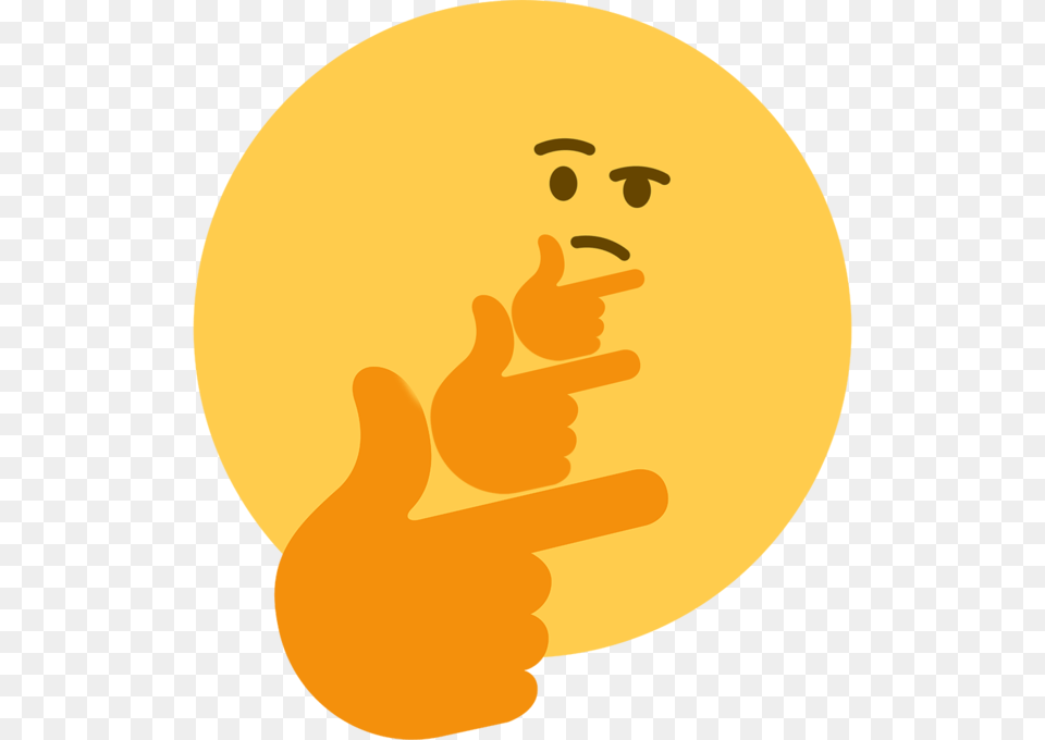 Thinkception Thinking Face Emoji Know Your Meme, Body Part, Finger, Hand, Person Png Image