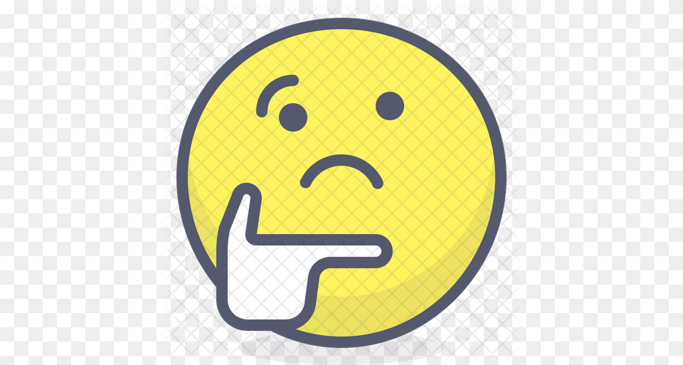 Thinker Emoji Icon Smiley, American Football, Football, Person, Playing American Football Free Png