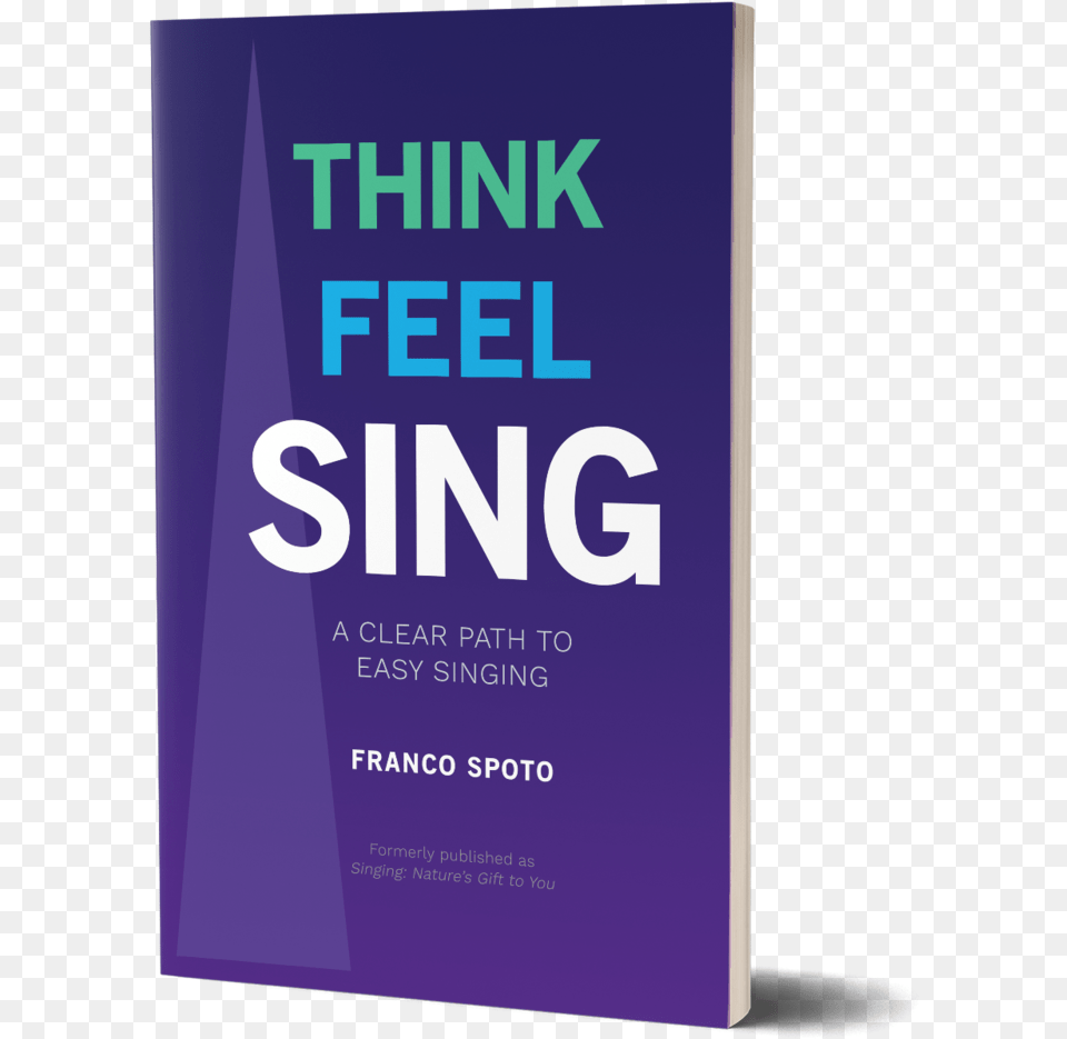 Thinkfeelsing 3dmockup Clearbackground Notop Book Cover, Advertisement, Poster, Publication Png Image