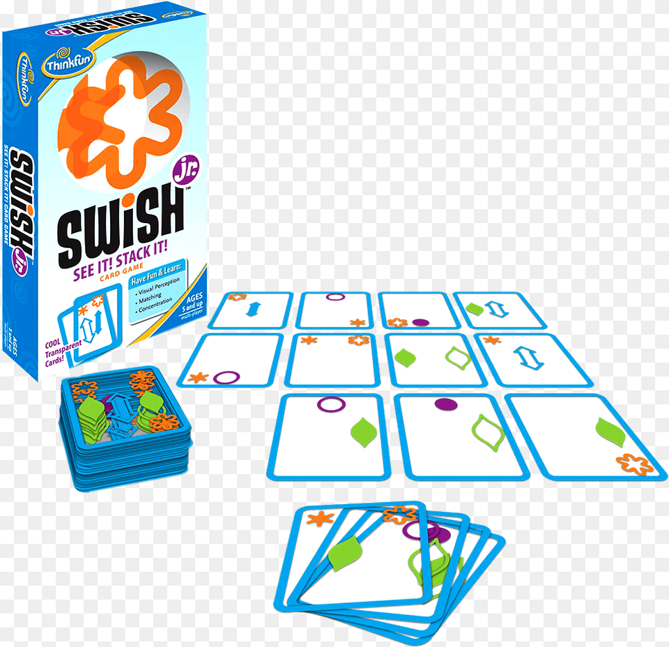 Thinkfun Swish Junior Pattern Matching Puzzle Game Swish Junior Card Game Free Png