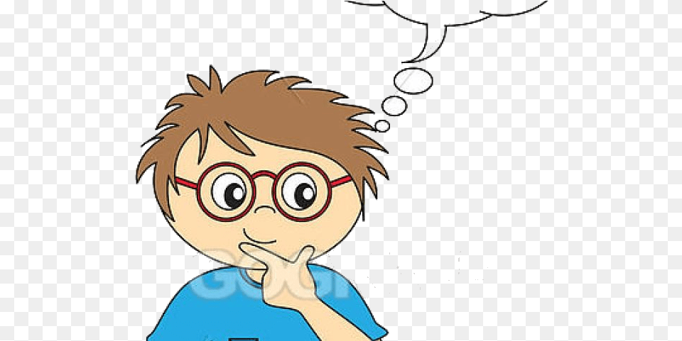 Thinking Boy Clipart Pensando Jpg, Book, Comics, Publication, Accessories Free Transparent Png