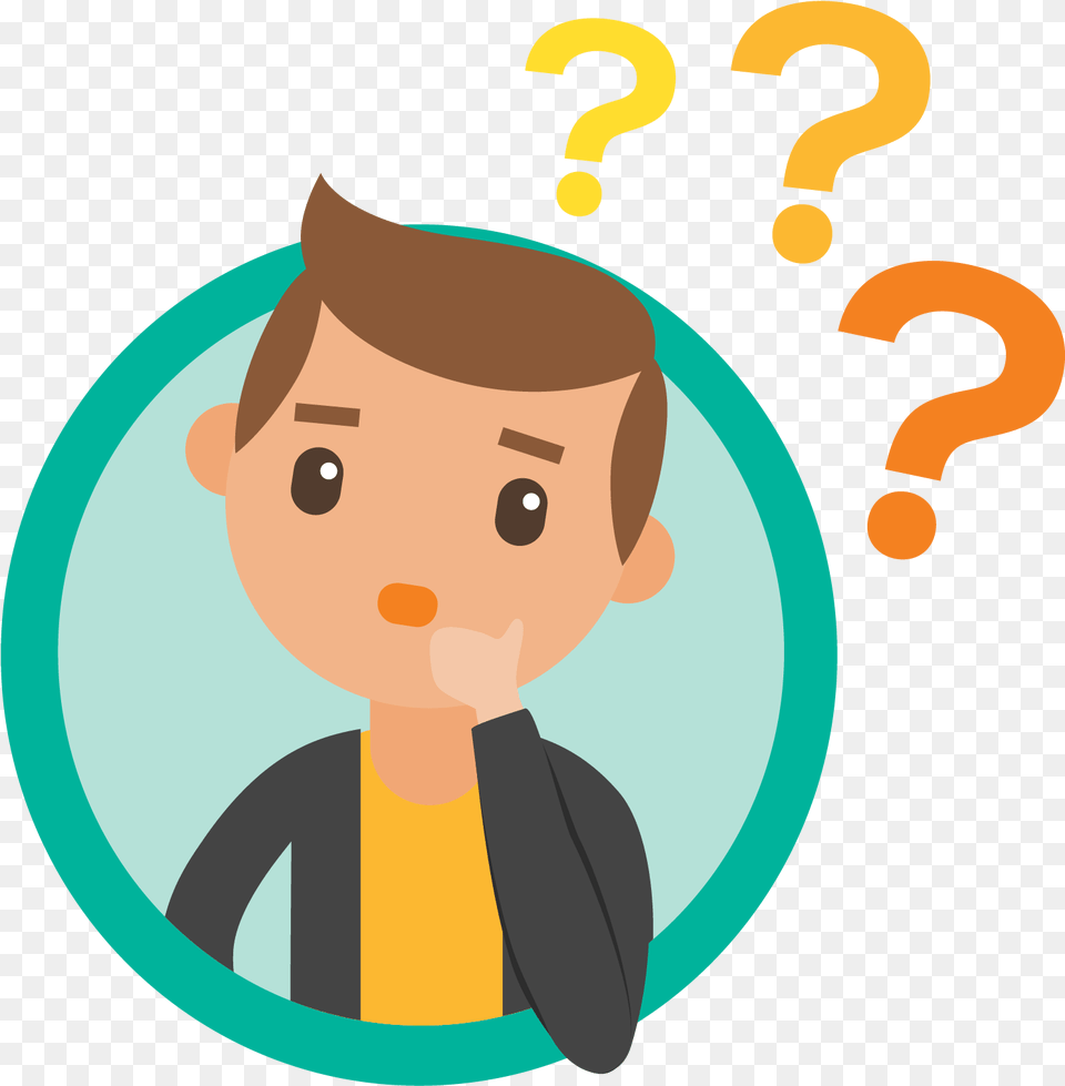 Thinking Cartoon, Photography, Face, Head, Person Free Transparent Png