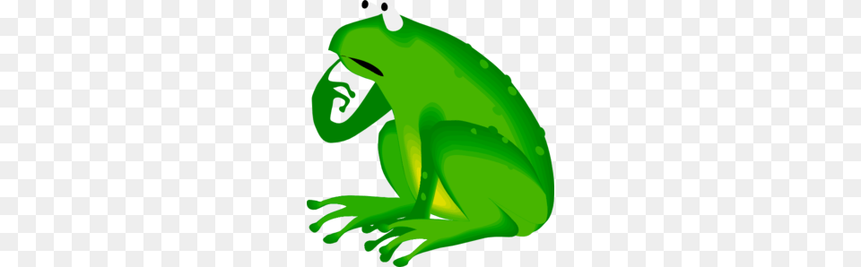 Thinking Clip Art, Amphibian, Animal, Frog, Wildlife Free Transparent Png