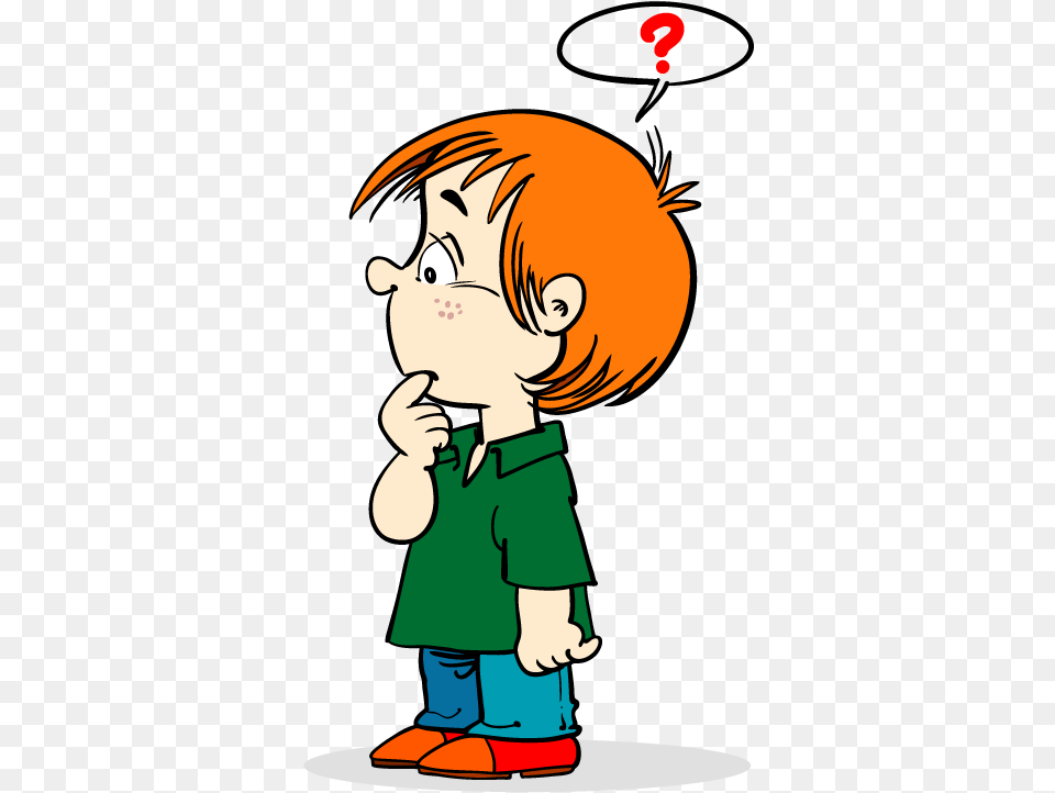 Thinking Clipart, Book, Comics, Publication, Baby Free Transparent Png