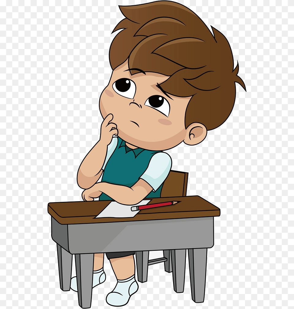 Thinking Clipart Hi On Best Clip Art Collection Boy Thinking Clipart, Baby, Person, Face, Head Png Image