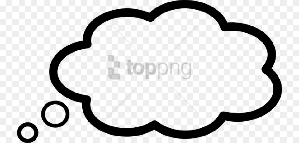 Thinking Cloud Image With Think Clipart, Stencil, Logo, Smoke Pipe Free Transparent Png