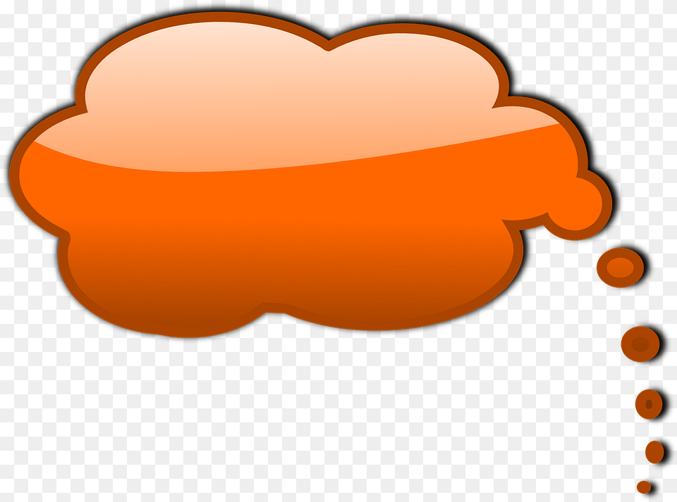 Thinking Comments Bubbles Speech 100 Photo On Mavl Transparent Background Orange Speech Bubble, Nature, Outdoors, Sky, Astronomy Free Png