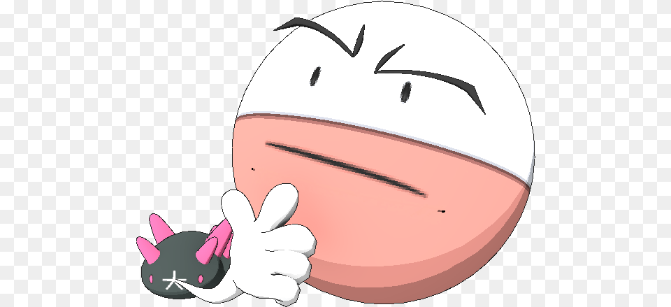 Thinking Electrode Face Emoji Know Your Meme Expressions In Pokemon Sword, Plush, Toy Png