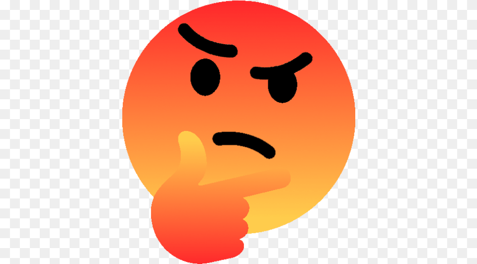 Thinking Emoji Deep Fried, Person Free Png Download