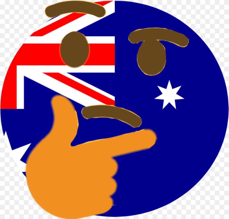 Thinking Emoji Discord Emoji Thonk Emoji Fidget Australian Flag, Body Part, Finger, Hand, Person Png