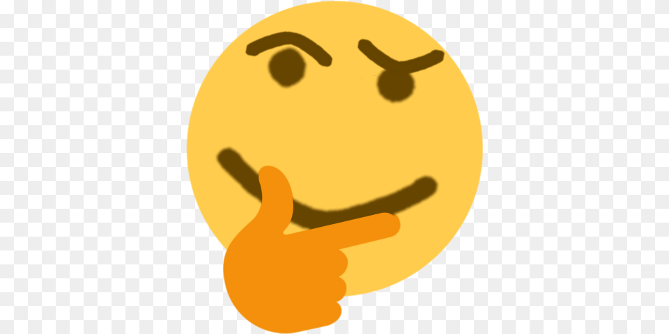 Thinking Emoji Discord Thinking Emoji, Body Part, Finger, Hand, Person Free Transparent Png