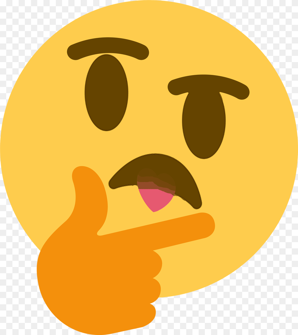 Thinking Emoji Discord Transparent Discord Emojis Transparent Background, Person, Body Part, Finger, Hand Free Png