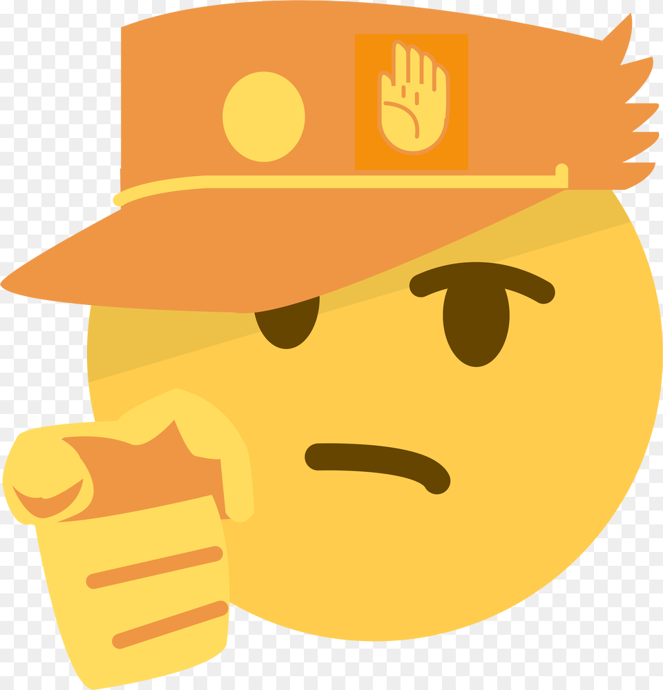 Thinking Emoji For Discord, Clothing, Hat, People, Person Free Transparent Png