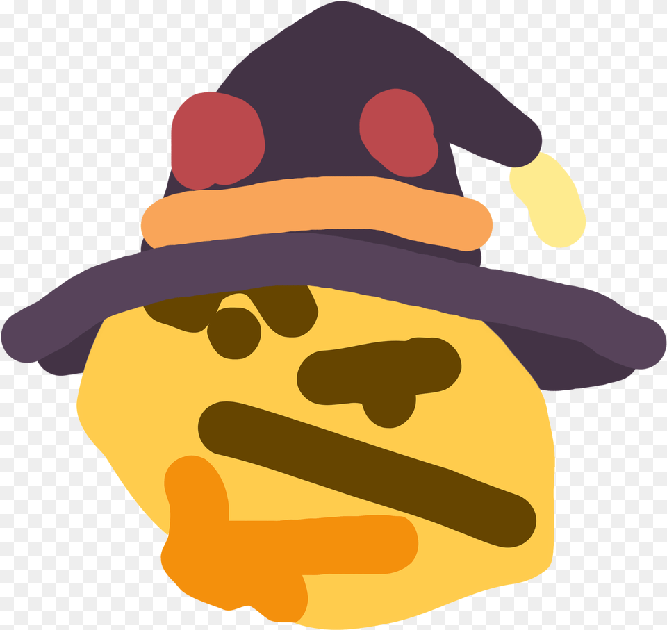 Thinking Emoji Meme Transparent, Clothing, Hat, Baby, Person Png Image