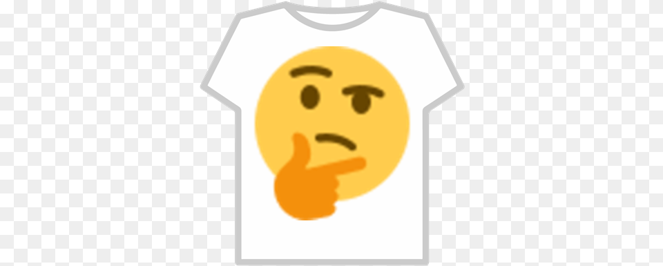 Thinking Emoji Shirt Roblox Suicide Thinking Emoji, Clothing, T-shirt, Face, Head Png