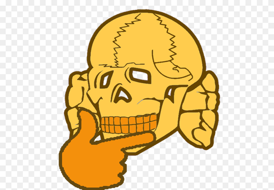 Thinking Emoji Skull Transparent, Baby, Person, Face, Head Png