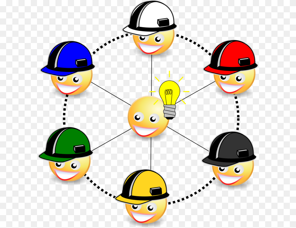 Thinking Face Clipart 6 Thinking Hats Clipart, Clothing, Hardhat, Helmet, Head Png Image