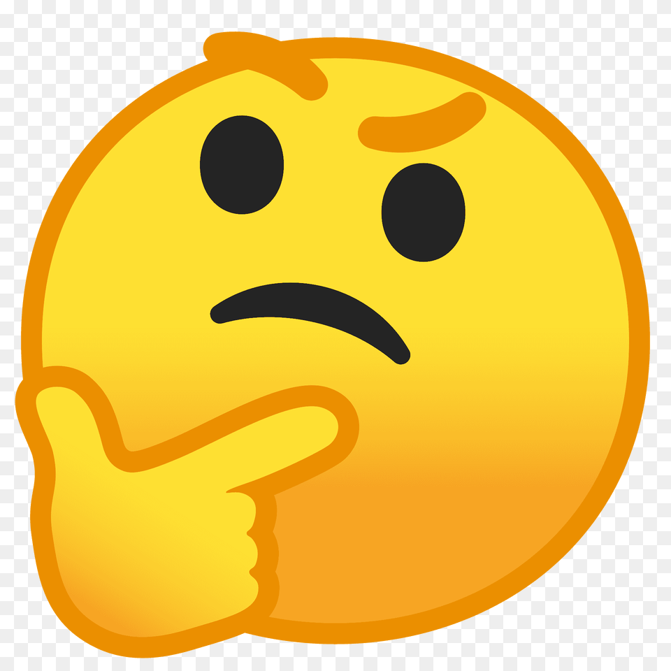 Thinking Face Emoji Clipart Free Png