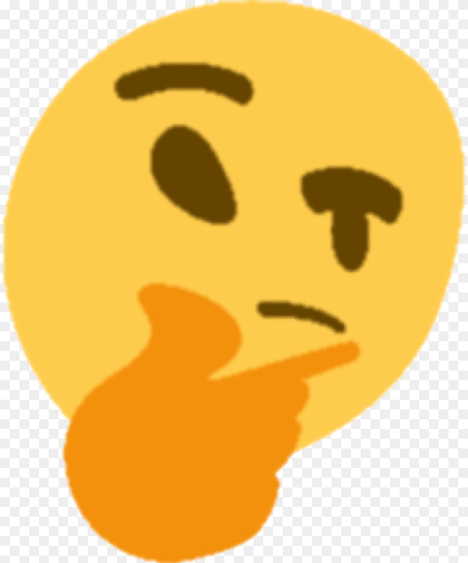 Thinking Face Emoji Emojipediadiscord Emojisimulating Think Emoji Animated, Baby, Person, Head Free Png