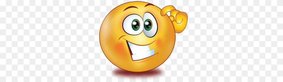 Thinking Face Emoji Happy Thinking Emoji Face, Sphere Free Png