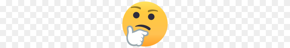 Thinking Face Emoji On Emojione Free Png