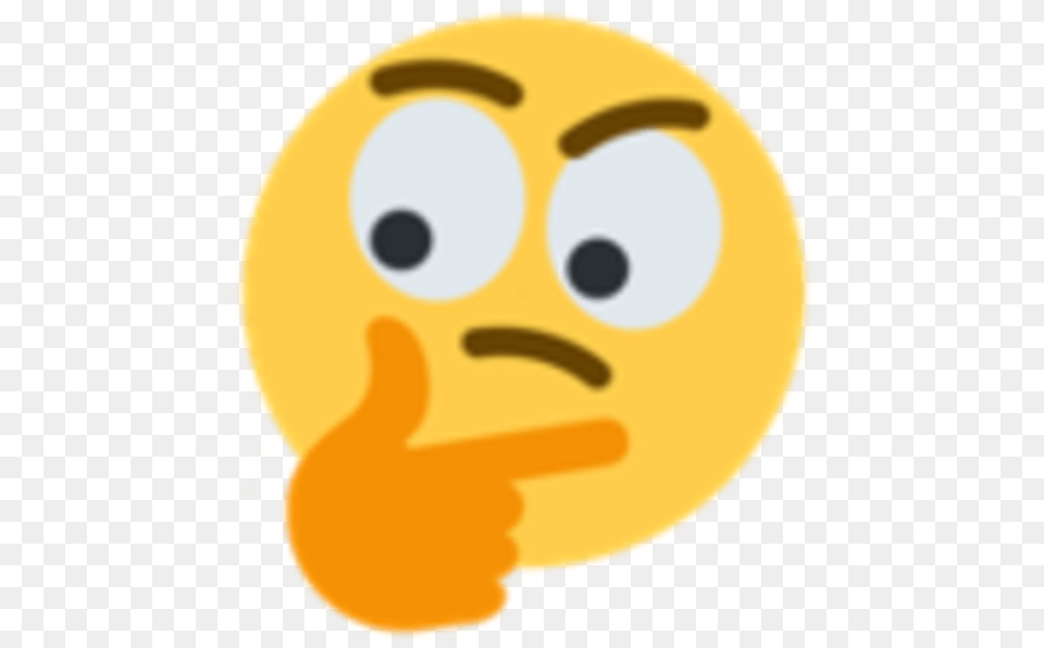 Thinking Face Emoji Thinking Big Eyes Emoji Free Transparent Png