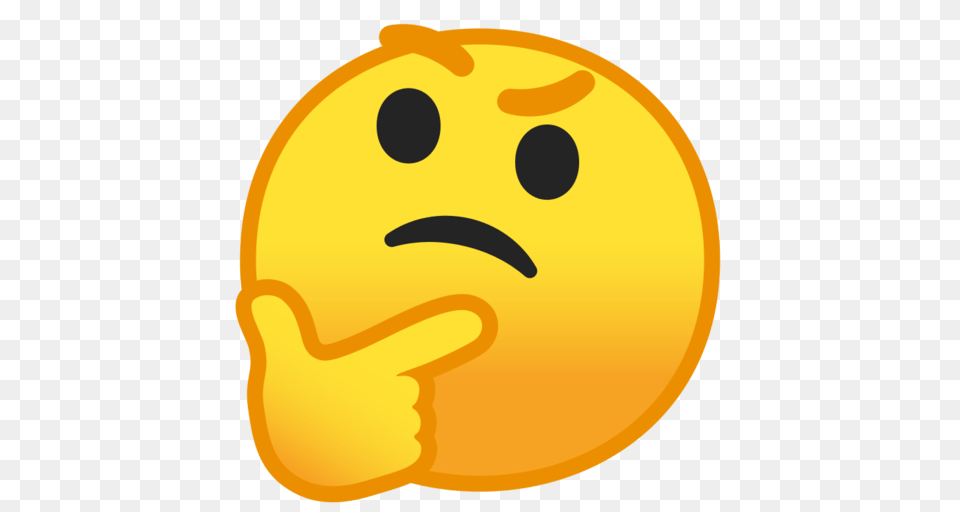 Thinking Face Emoji Thinking Emoji, Food, Sweets Png Image