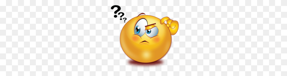 Thinking Face With Question Mark Emoji, Clothing, Hardhat, Helmet, Sphere Png