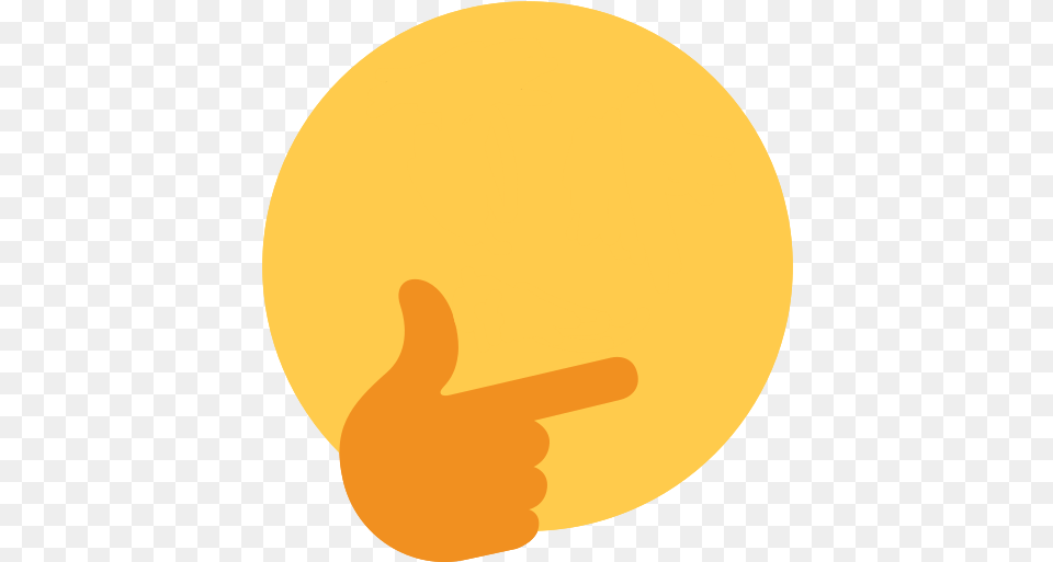 Thinking Freetoedit Emoji Thinkingface Yellow Speech Bubble, Body Part, Finger, Hand, Person Free Png Download