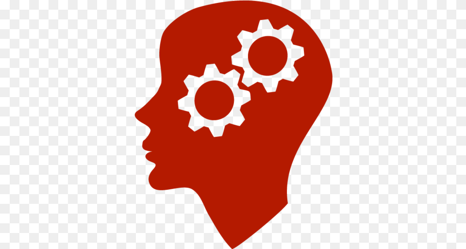 Thinking Icon Red, Machine, Person Free Png