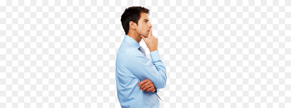 Thinking Man, Head, Person, Face, Male Free Png