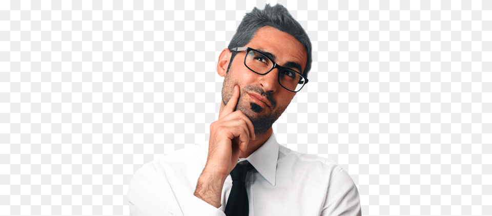 Thinking Man, Accessories, Shirt, Portrait, Photography Free Png