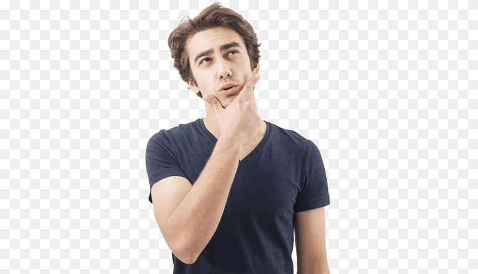 Thinking Man Background Image Man Thinking Images Transparent Background, Portrait, Photography, Face, Head Free Png Download