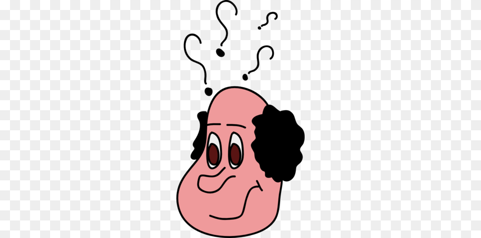 Thinking Man Clipart, Person, Face, Head, Cartoon Free Png