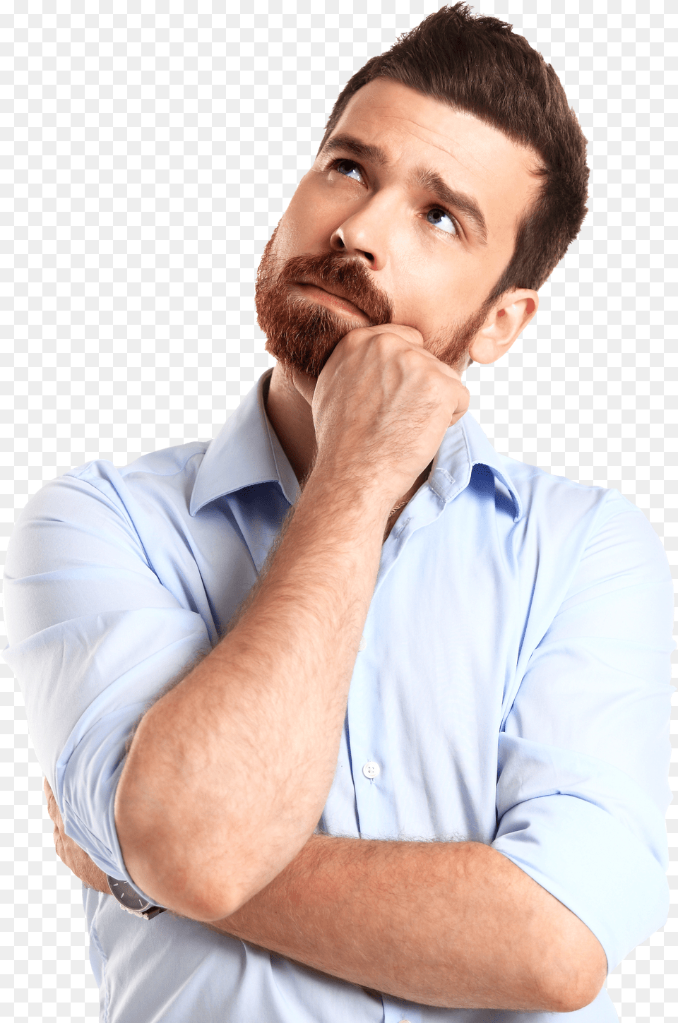 Thinking Man Download Transparent Man Thinking, Person, Face, Head, Adult Png Image