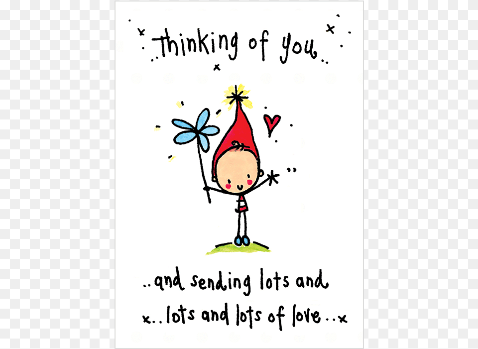 Thinking Of You And Sending Lots And Lots Love Sending Love And Hugs, Clothing, Envelope, Greeting Card, Hat Png