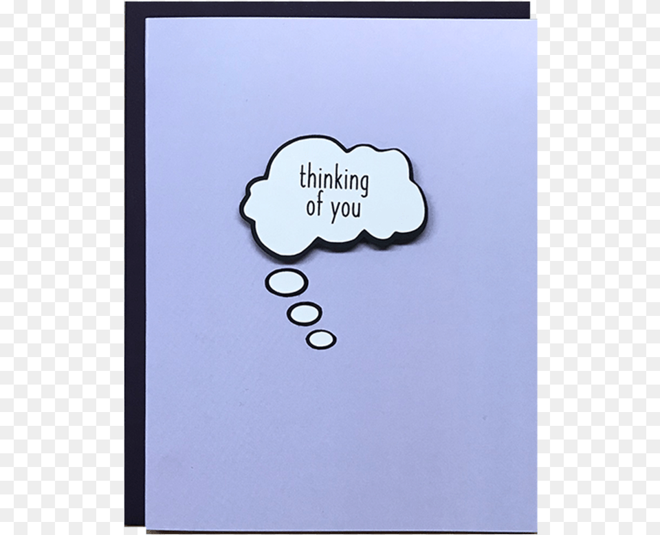 Thinking Of You Card Cartoon, White Board Free Transparent Png