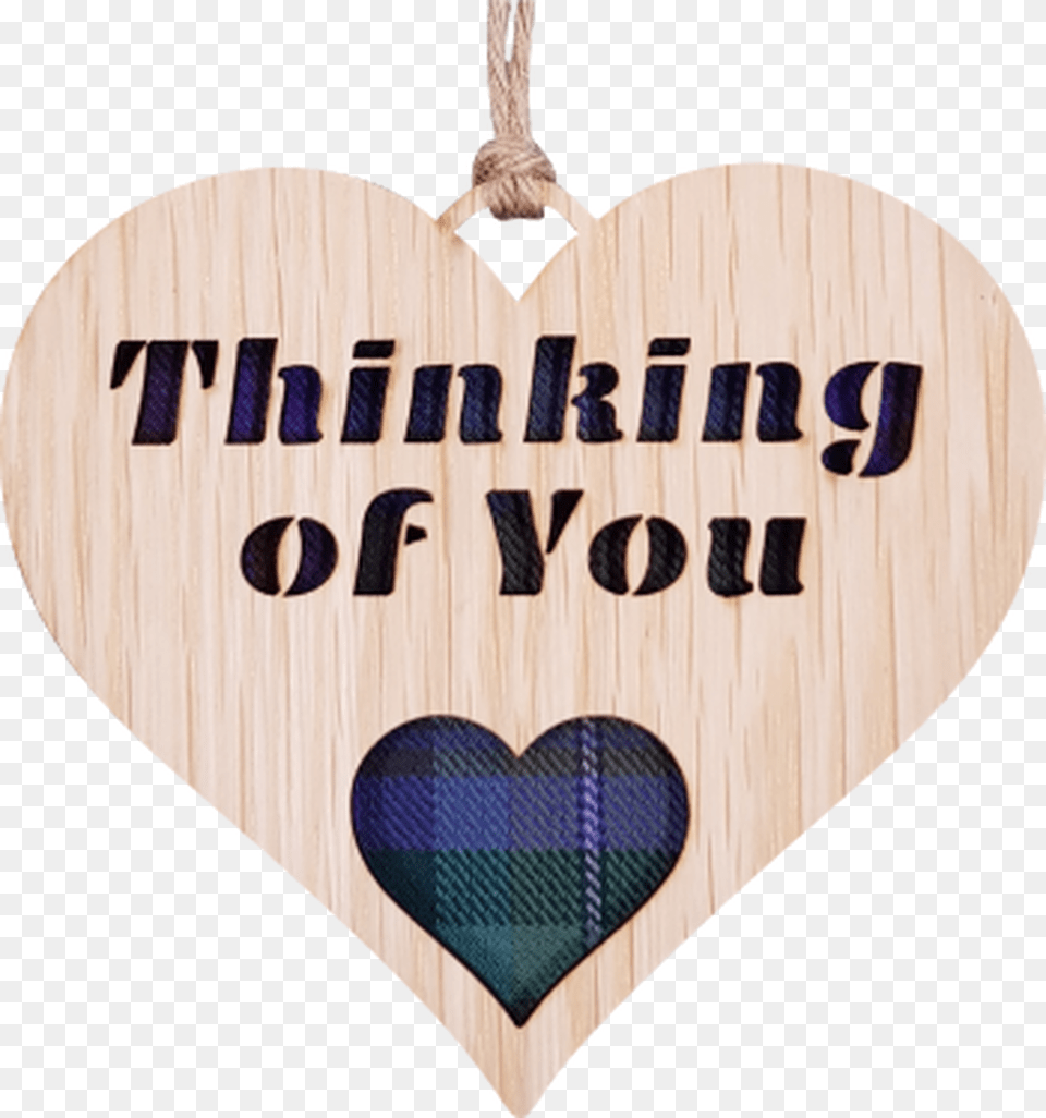 Thinking Of You Heart Hanging Plaque Heart, Symbol Free Png Download