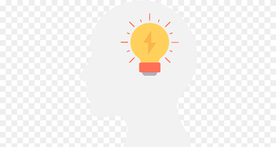 Thinking Think Icon Illustration, Light, Lightbulb Free Png Download