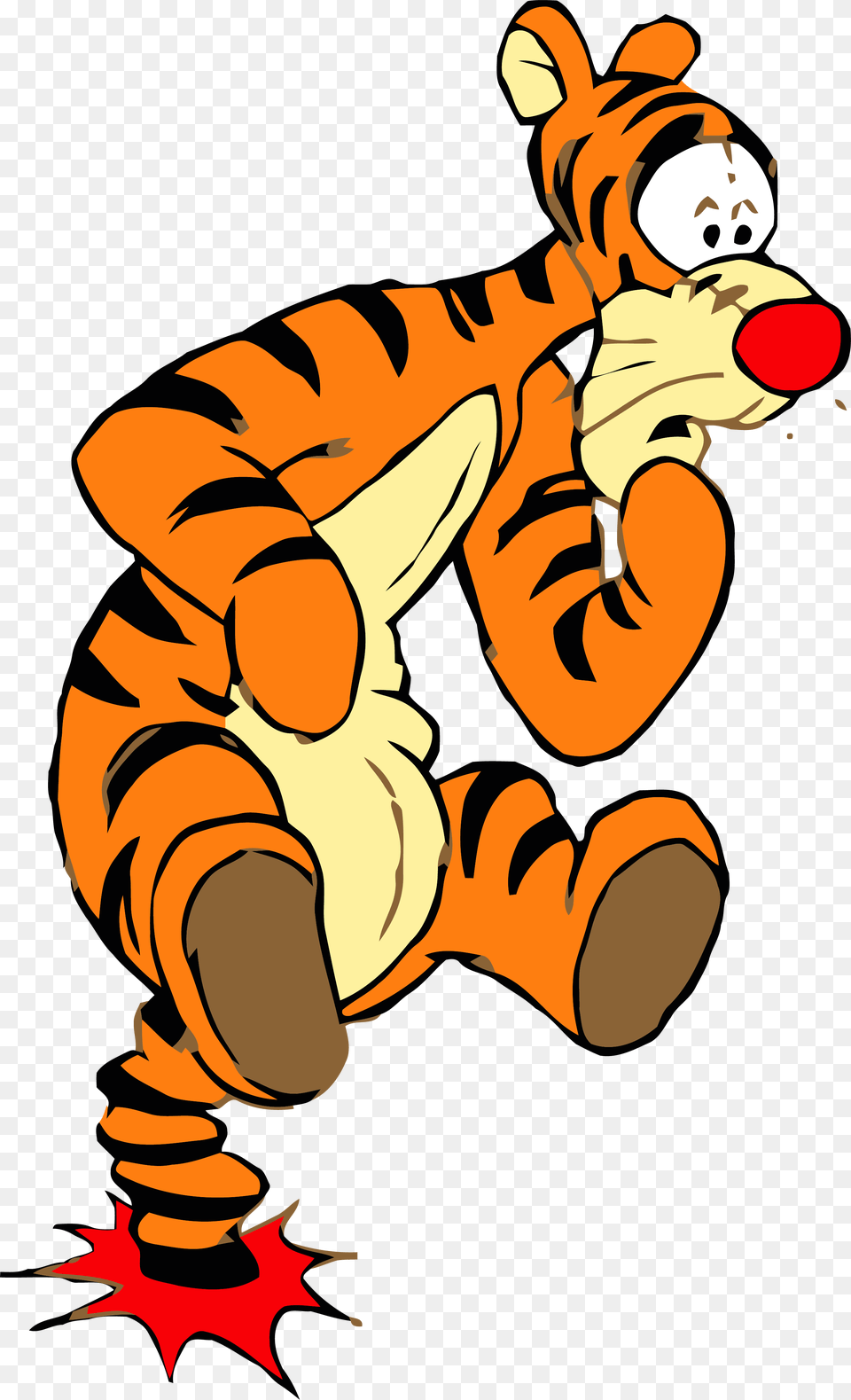 Thinking Tigger Tigger Clipart Image Download Tigger, Baby, Person, Cartoon, Face Free Transparent Png