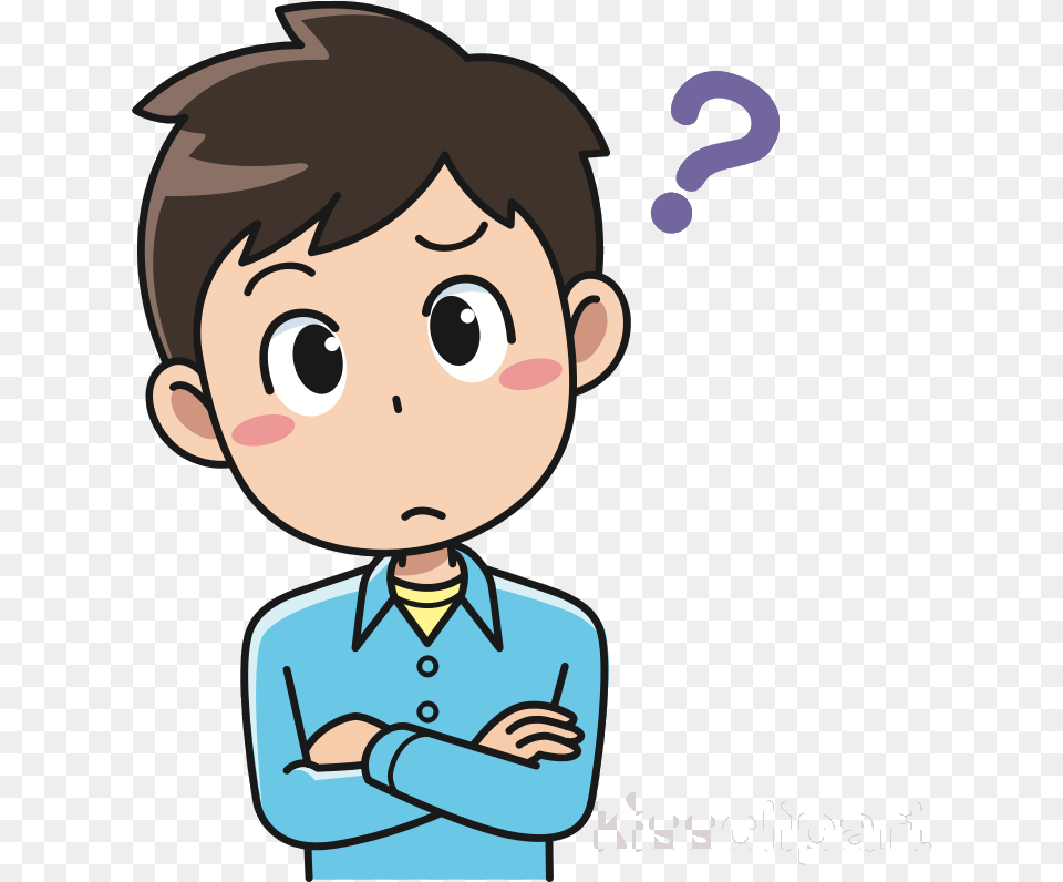 Thinking Transparent Image Clipart Cute Boy Multicultural, Book, Publication, Baby, Comics Free Png