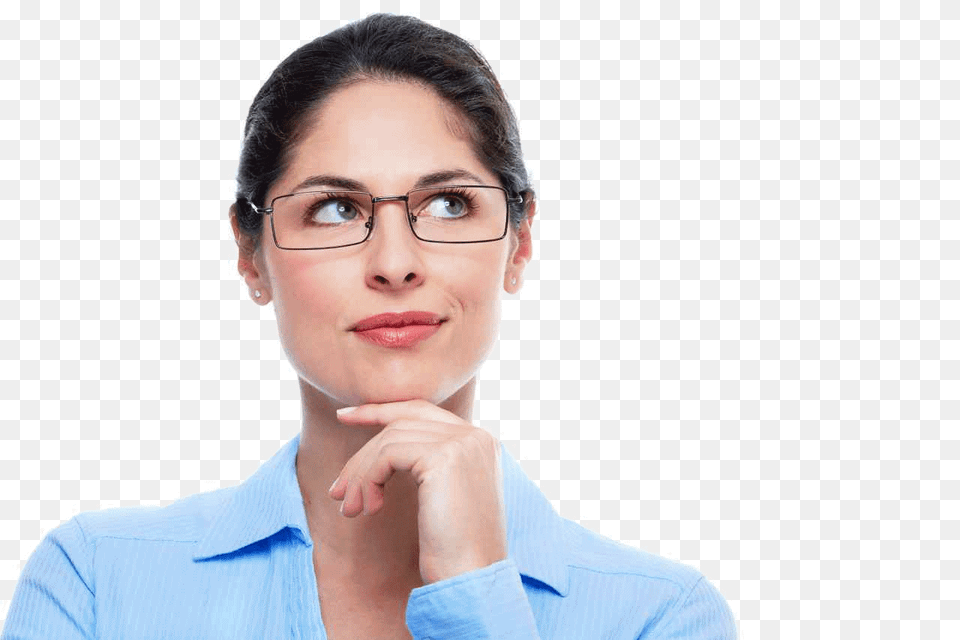 Thinking Woman, Surprised, Portrait, Photography, Person Free Transparent Png