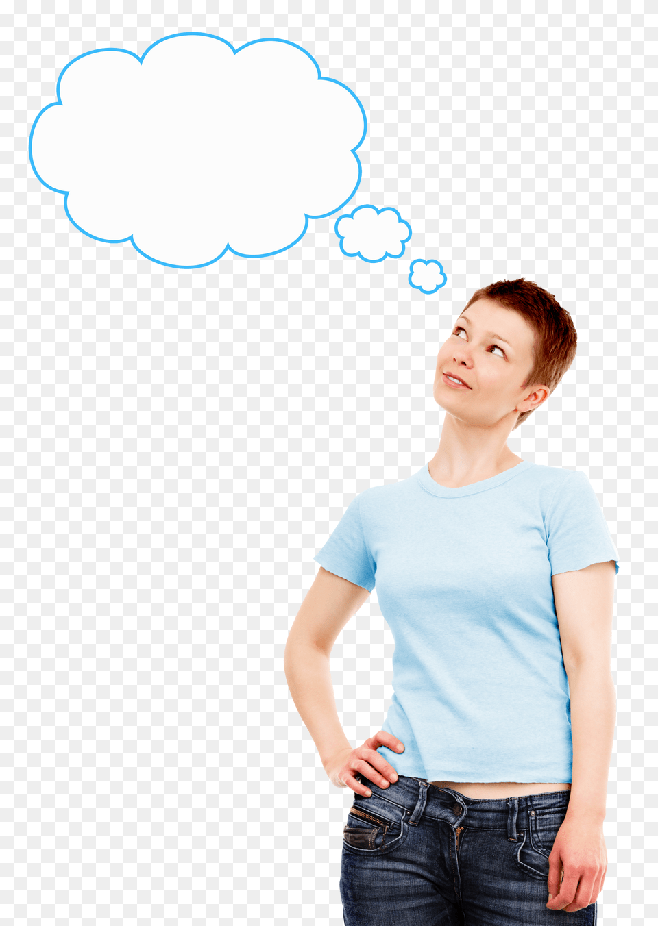 Thinking Woman, Clothing, Sleeve, Pants, Long Sleeve Free Png