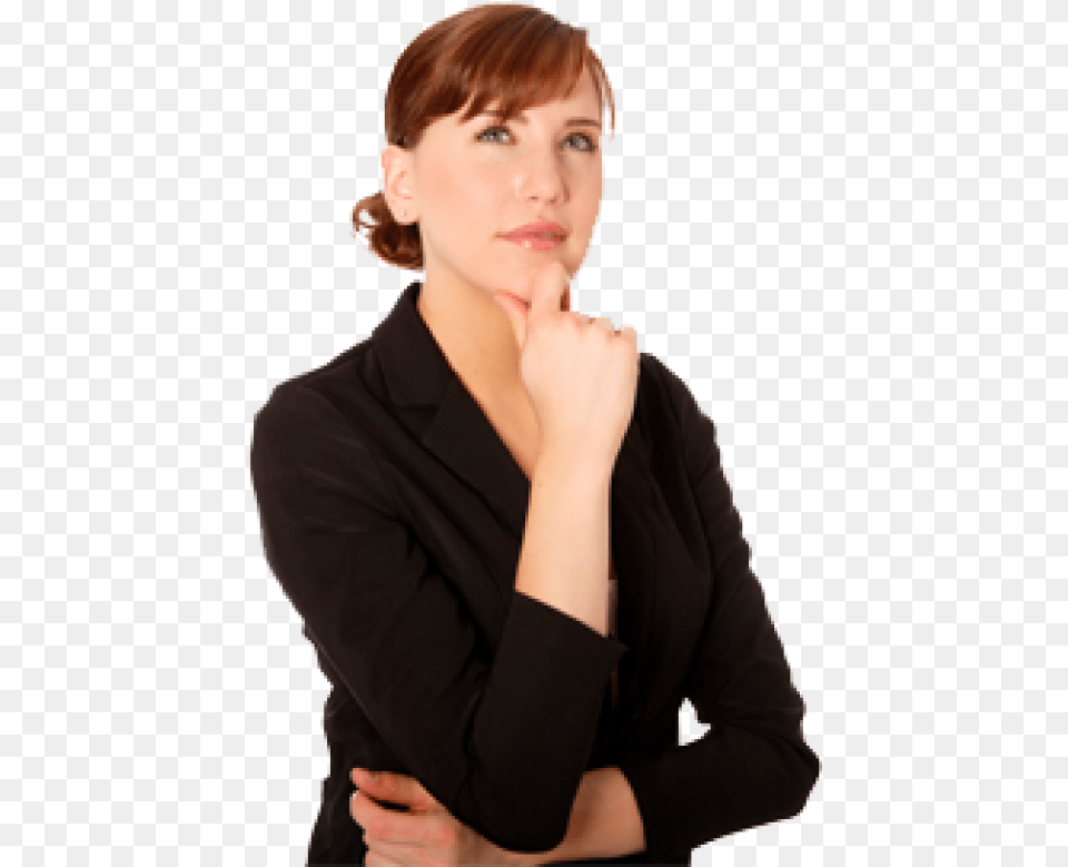 Thinking Woman Download Person Making A Decision, Head, Female, Face, Photography Png