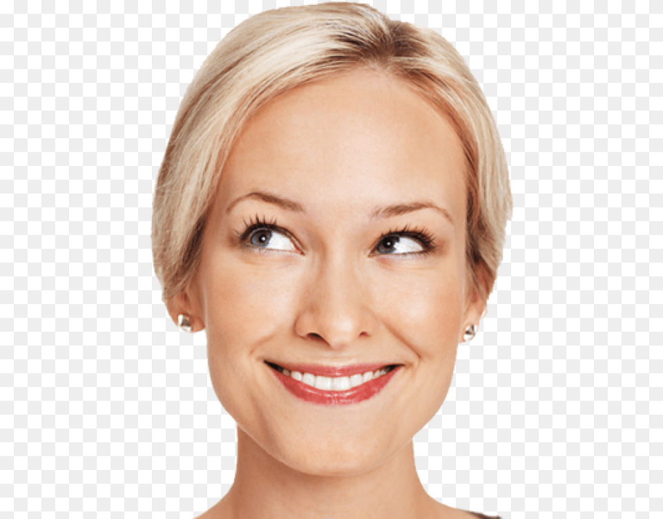 Thinking Woman Woman Face Transparent Background, Happy, Smile, Person, Head Free Png Download