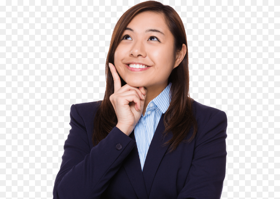 Thinking Woman Thinking Woman, Person, Head, Happy, Portrait Free Transparent Png