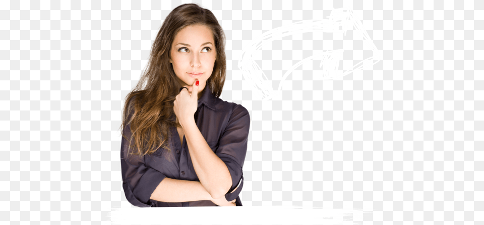 Thinking Woman Images Strong Women In Bad Relationships Dating Ampamp, Head, Portrait, Photography, Face Free Transparent Png