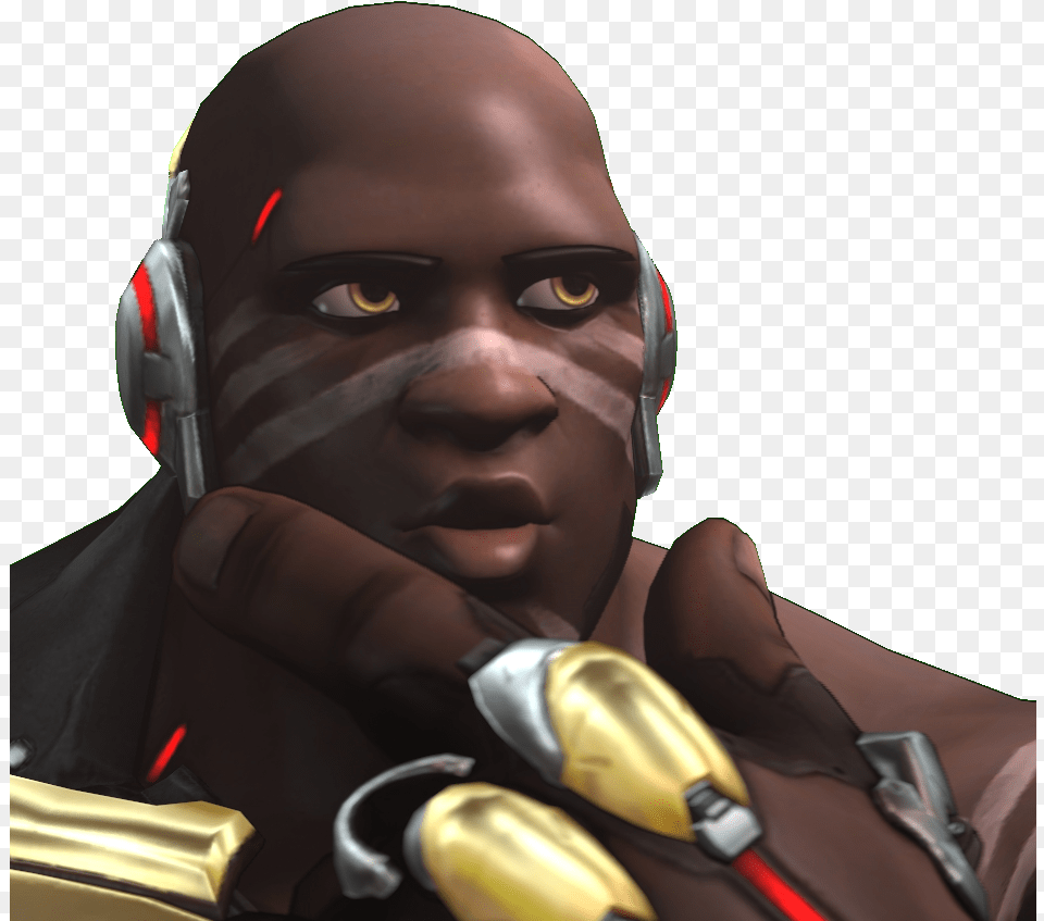 Thinkingzcom Overwatch Doomfist Emoji Discord, Adult, Male, Man, Person Free Png